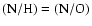 ${\rm (N/H)=(N/O)}$