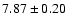 $7.87\pm0.20$