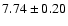 $7.74\pm0.20$
