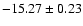 $-15.27\pm0.23$