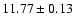 $11.77\pm0.13$