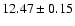 $12.47\pm0.15$