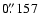 $0\hbox{$.\!\!^{\prime\prime}$ }\!157$