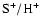 ${\rm S}^{+}/{\rm H}^{+}$