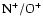 ${\rm N}^{+}/{\rm O}^{+}$