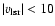 $\vert v_{\rm lsr}\vert < 10$
