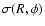 $\sigma
(R,\phi)$