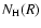$N_{\rm H}(R)$