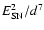 $E_{{\rm SN}}^2
/d^{7}$