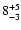 $\rm 8^{+5}_{-3}$