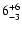 $\rm 6^{+6}_{-3}$