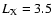 $L_{\rm X}= 3.5$