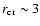 $r_{\rm cr} \sim 3$