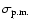 $\sigma_{\rm p.m.}$