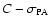 $C-\sigma_{\rm PA}$