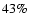 $43\%$
