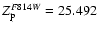 $Z_{\rm p}^{F814W}=25.492$