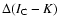 $\Delta (I_{{\rm C}}-K)$