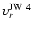$\upsilon_r^{{\rm JW~4}}$