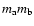$m_{\rm a}m_{\rm b}$