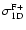 $\sigma_{\rm {1D}}^{\rm {F+}}$