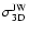 $\sigma _{\rm {3D}}^{\rm {JW}}$