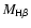 $M_{\rm H\beta }$