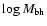 $\log M_{\rm bh}$