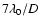 $7\lambda _0/D$