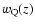 $w_{ \rm Q}(z)$
