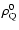 $\rho_{ \rm Q}^0$