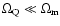 $\Omega_{ \rm Q}\ll \Omega_{\rm m}$