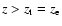 $z > z_{\rm t}= z_{\rm e}$