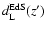 $d_{\rm L}^{\rm EdS} (z')$