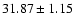 $31.87\pm1.15$
