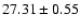 $27.31\pm0.55$