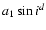 $a_1 \sin i^{d}$