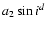 $a_2 \sin i^{d}$
