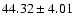 $44.32\pm4.01$