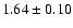 $1.64 \pm 0.10$