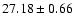 $27.18\pm0.66$
