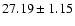 $27.19\pm1.15$