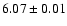 $6.07 \pm 0.01$