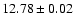 $12.78 \pm 0.02$