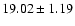 $19.02 \pm 1.19$