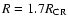 $R=1.7R_{\rm CR}$
