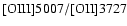 $\rm [OIII]5007/[OII]3727$