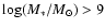 $\log(M_*/M_{\odot})> 9$
