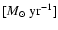 $[M_{\odot}~\rm yr^{-1}]$