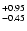 $\rm ^{+0.95}_{-0.45}$